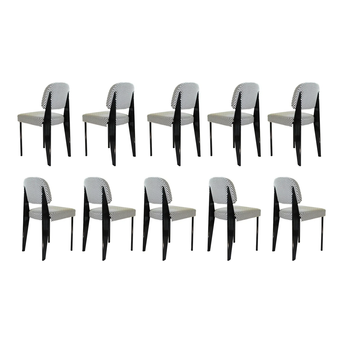 Bands & Lines Jean Prouvé Seating Set