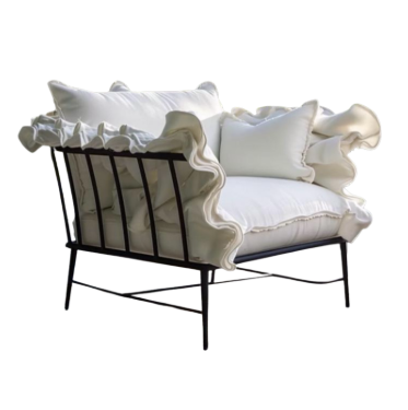 Bespoke Ruffle Outdoor Seating