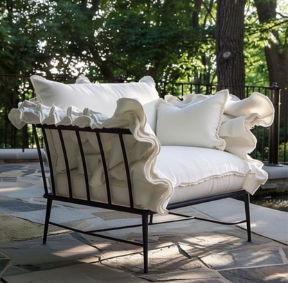 Bespoke Ruffle Outdoor Seating