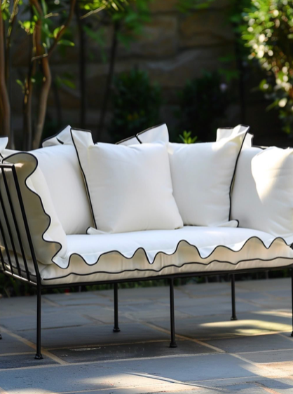 Bespoke Ruffle Outdoor Seating