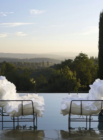 Bespoke Ruffle Outdoor Seating