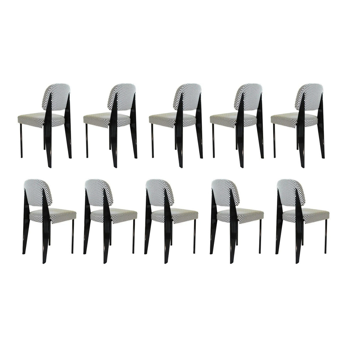 Bands & Lines Jean Prouvé Seating Set