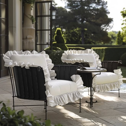 Bespoke Ruffle Outdoor Seating