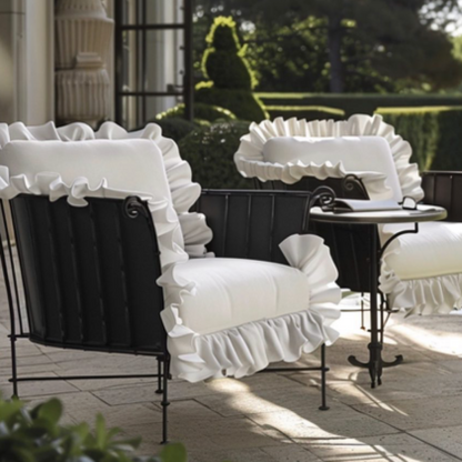 Bespoke Ruffle Outdoor Seating