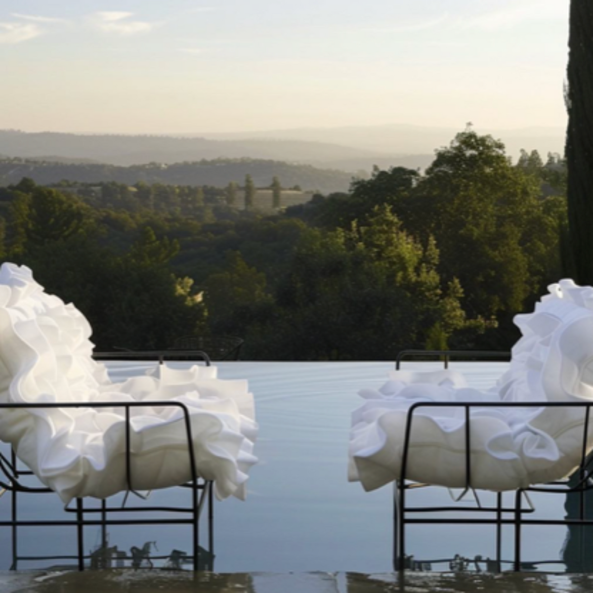 Bespoke Ruffle Outdoor Seating